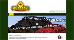 Desktop Screenshot of outbackmulch.com