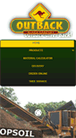 Mobile Screenshot of outbackmulch.com